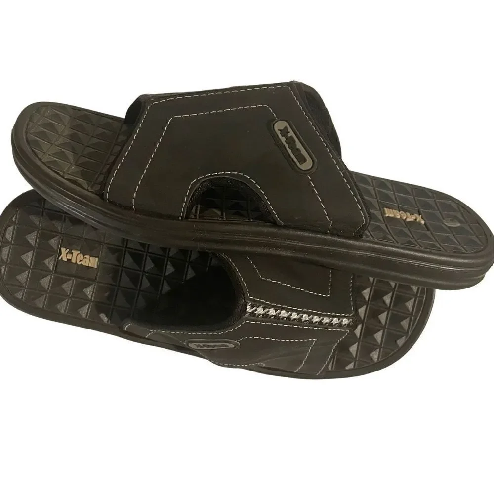 X-Team mens slip on sandals